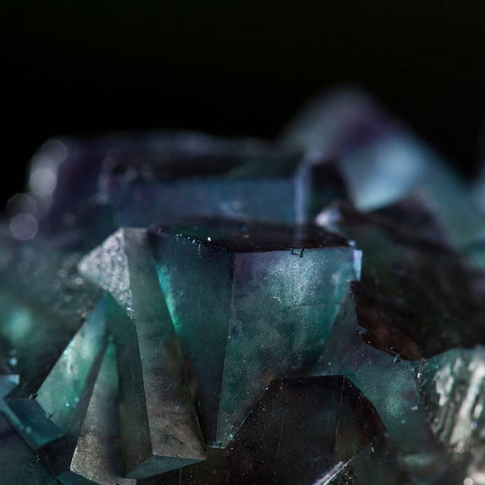 rainbow fluorite crystal