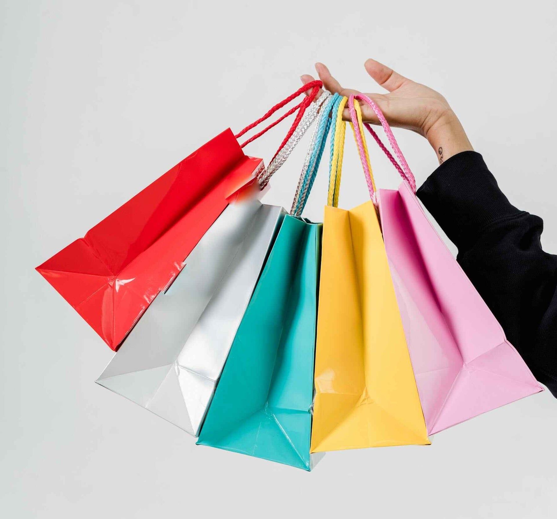 Get well soon gift delivery in Singapore; get well soon gift ideas; colorful paper bags