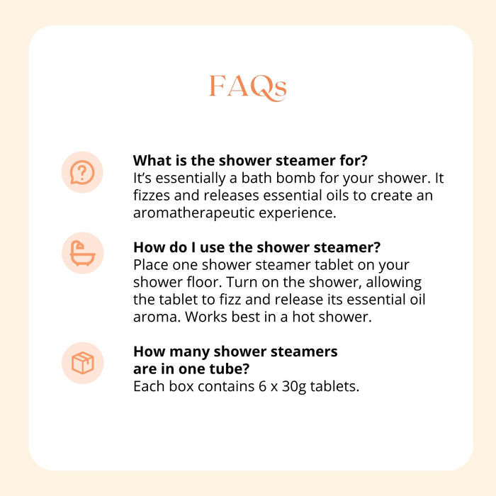 Shower Steamer FAQs