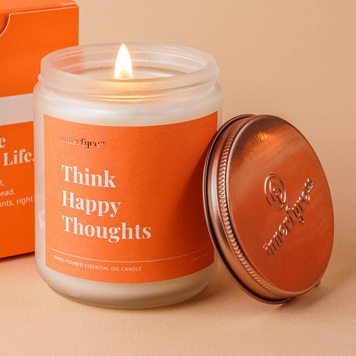 Think Happy Thoughts Candle