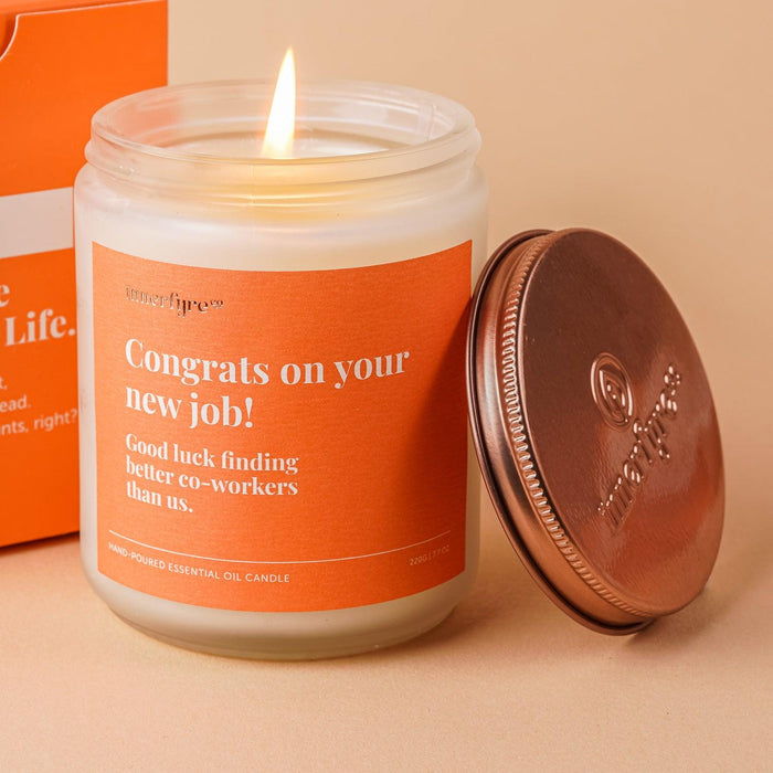 New Job Candle