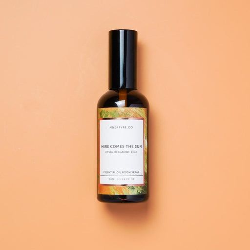 Here Comes the Sun: Litsea, Bergamot, Lime Essential Oil Spray - Innerfyre Co