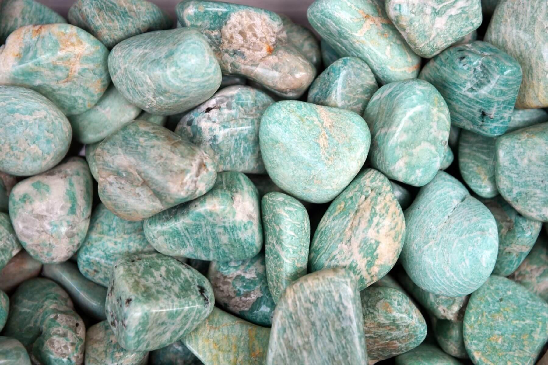 Amazonite crystals
