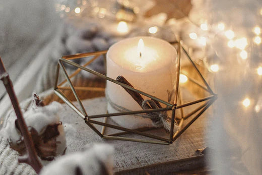 scented candles in the home