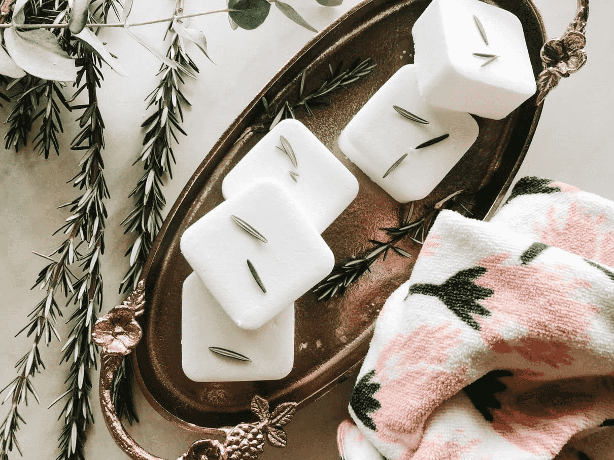 shower steamers; rosemary; scented shower steamers; cubes; gift idea; gift singapore