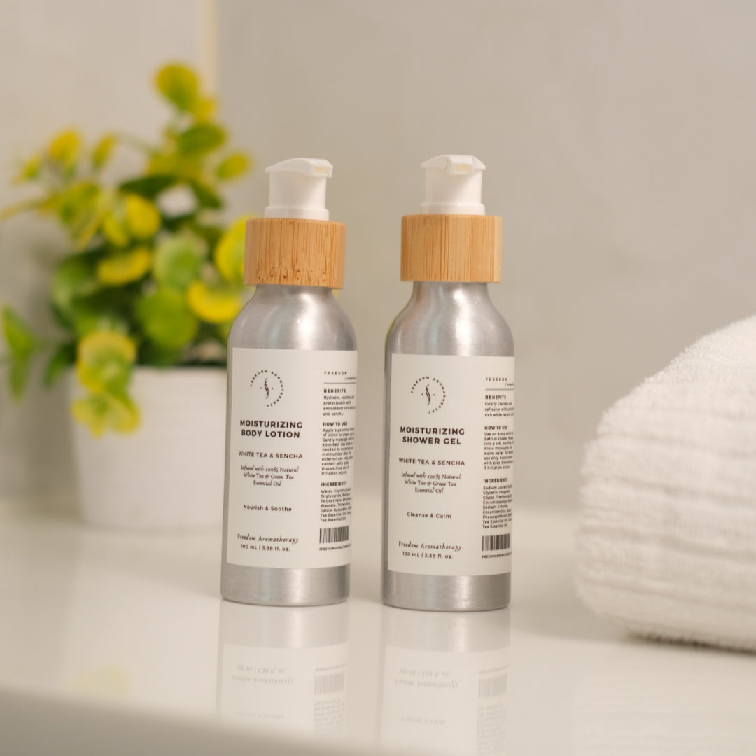 Shower Gel and Body Lotion for Skin Care