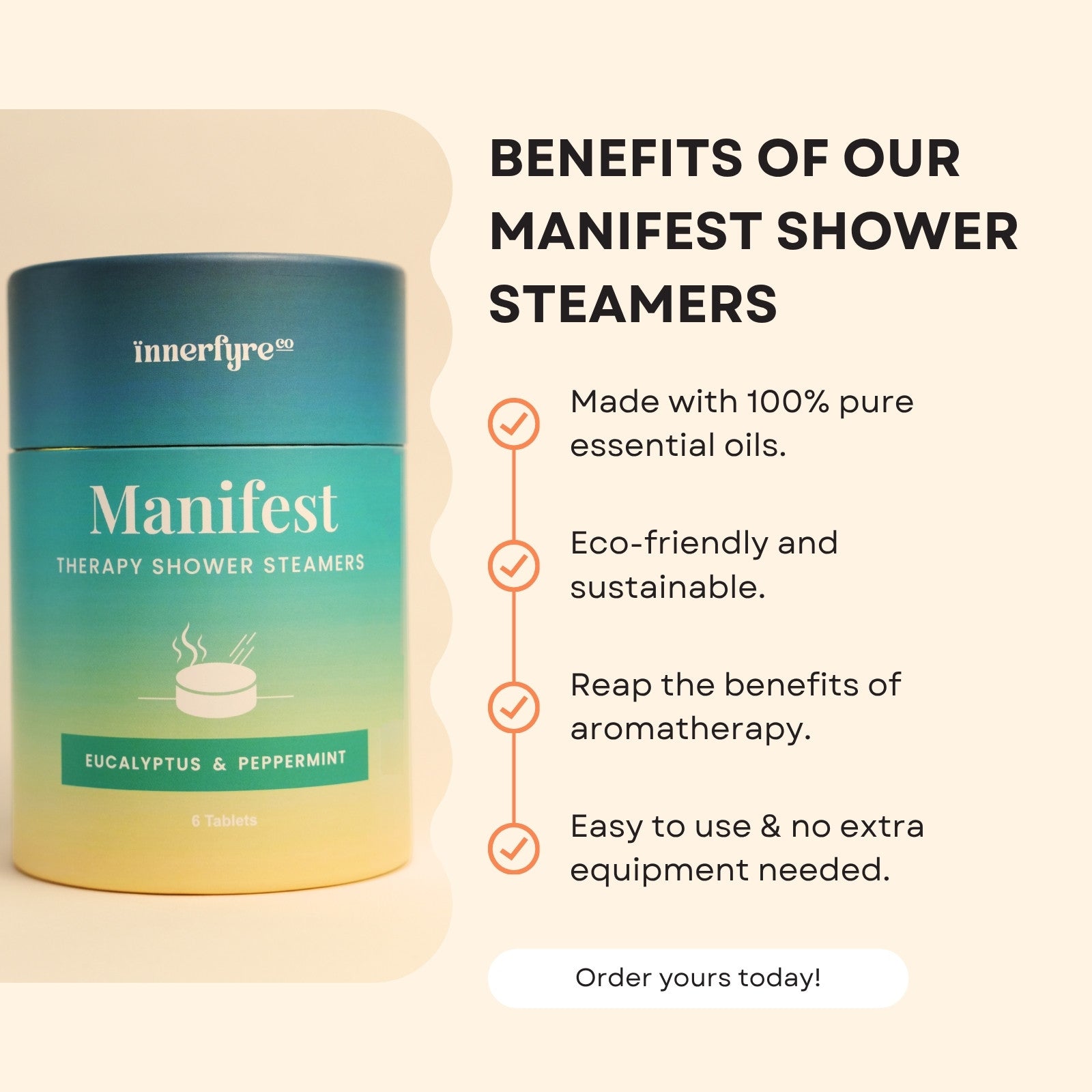 benefits of Manifest Shower Steamer 