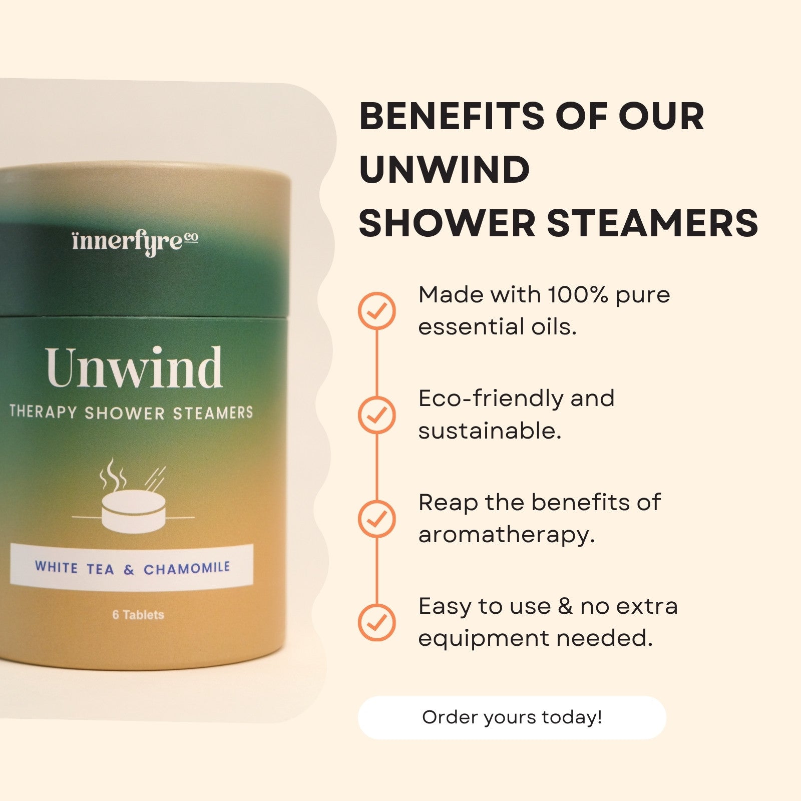 Unwind Shower Steamer Benefits