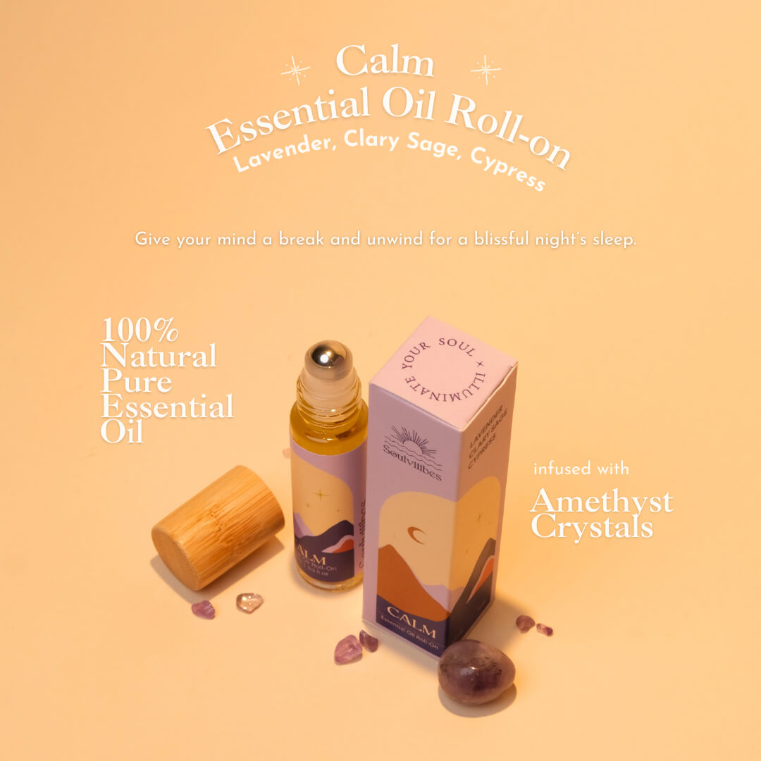 Calm Essential Oil Roll On (Lavender, Clary Sage, Cypress)