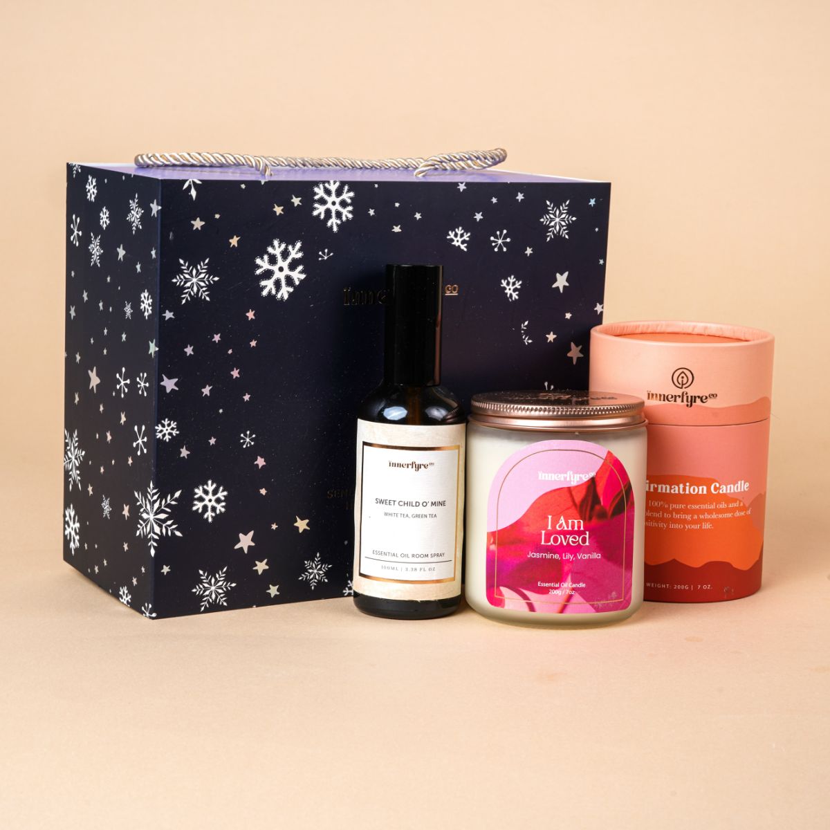  Candle + Room Spray Christmas Bundle