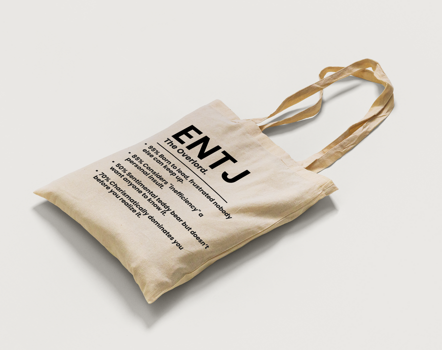 ENTJ MBTI Personality Type - Tote Bag