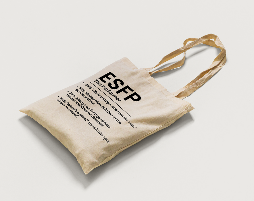 ESFP MBTI Personality Type - Tote Bag