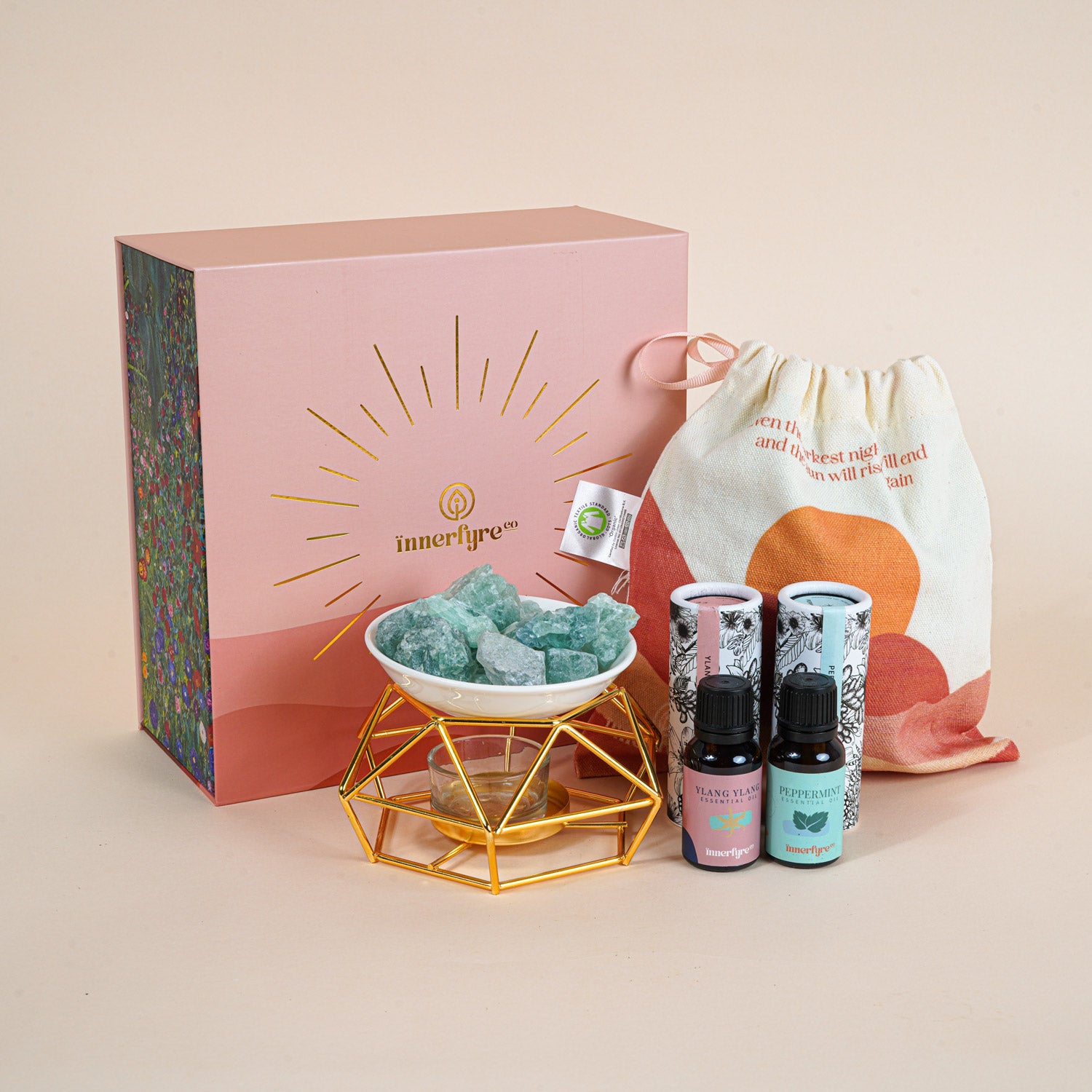 essential oil and burner gift bundle