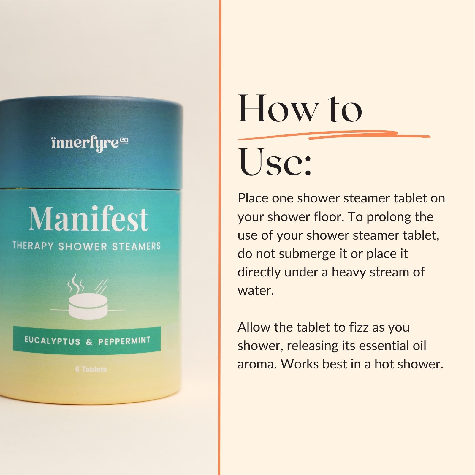 How to Use Manifest Shower Steamer 