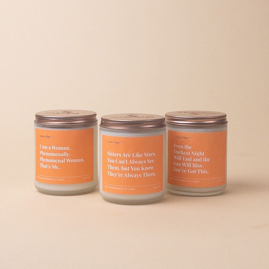 Message in a Candle Bundle of 3