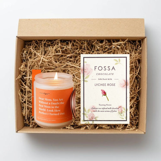 Mother's Day Gifts | Scented Candle + Chocolate