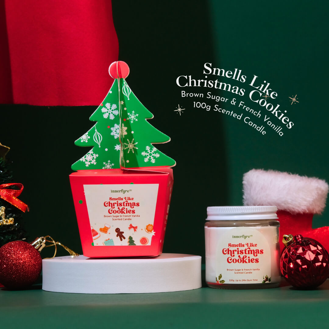 Smells Like Christmas Cookies Candle (Brown Sugar + French Vanilla) 100g