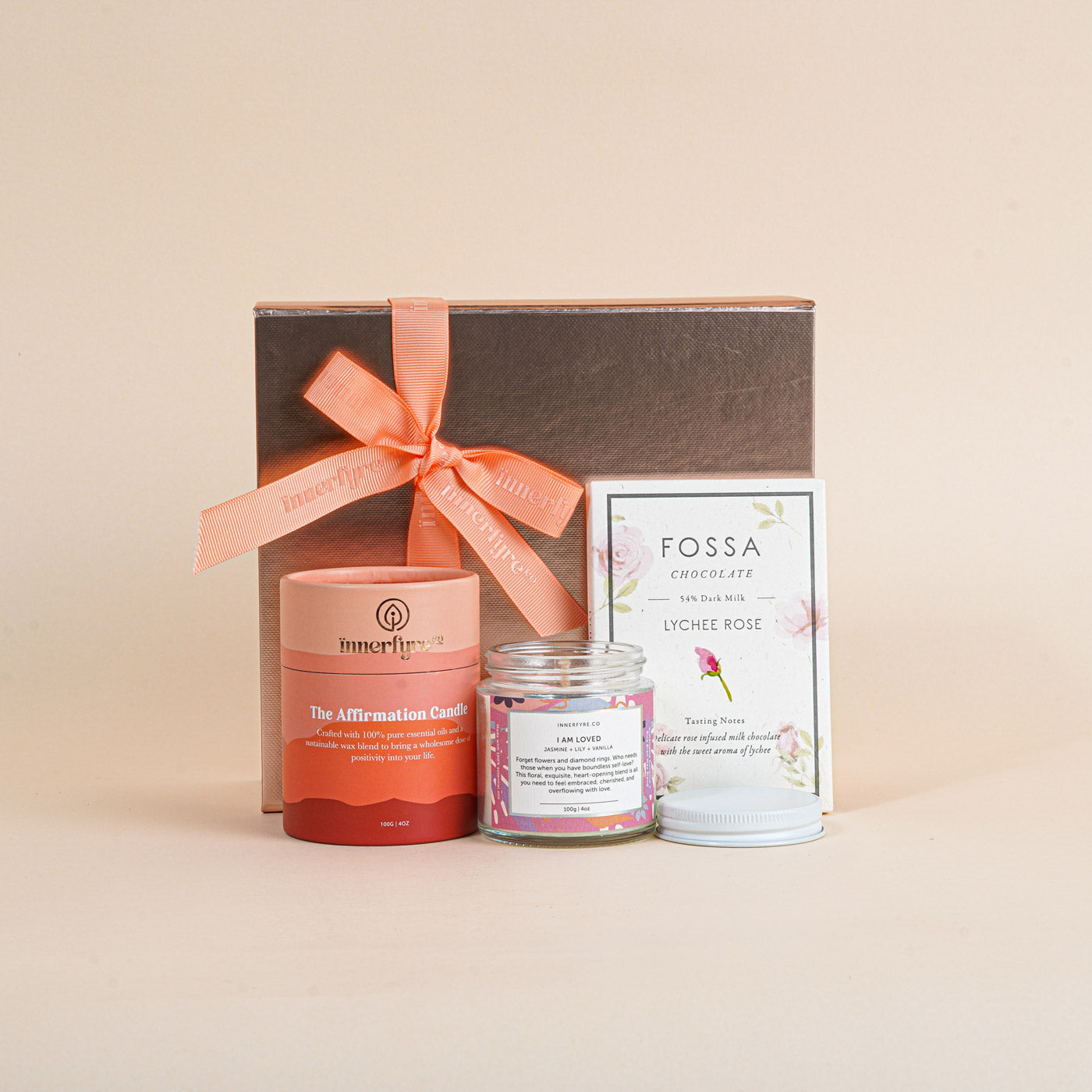 Sweet Love: Candle + Chocolate Bundle