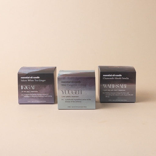 Zen Therapy Series Candle Bundle of 3