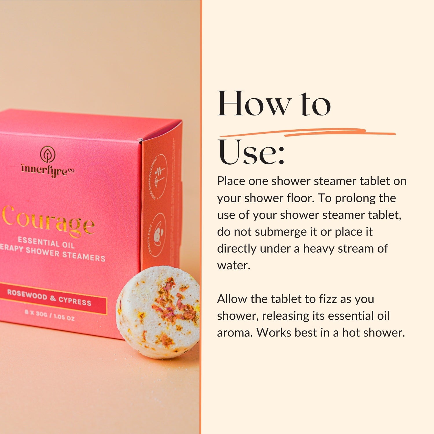 How to Use Shower Steamers with Innerfyre Co