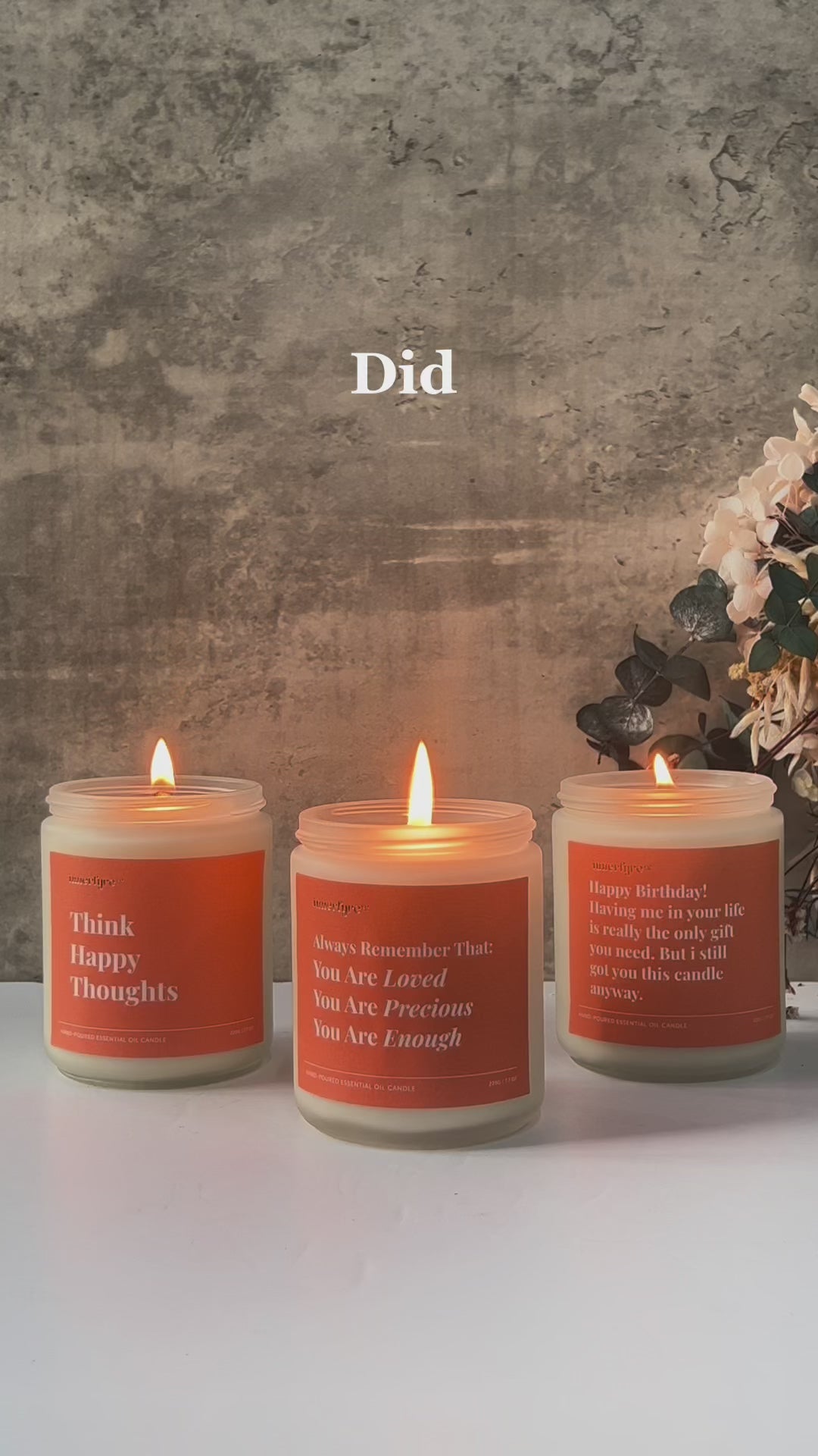 Message in a Candle