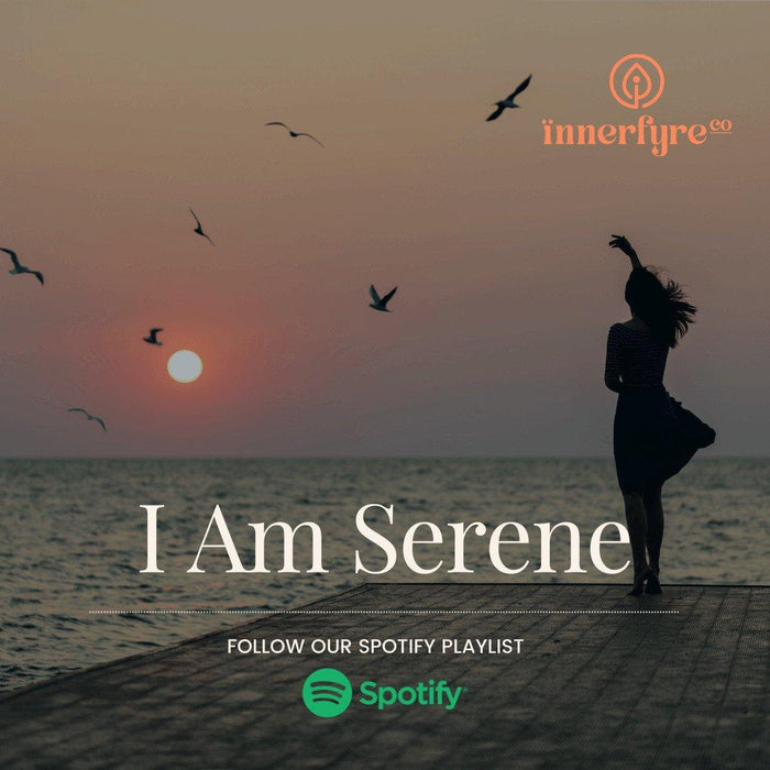 Spotify playlist for I Am Serene scented candle
