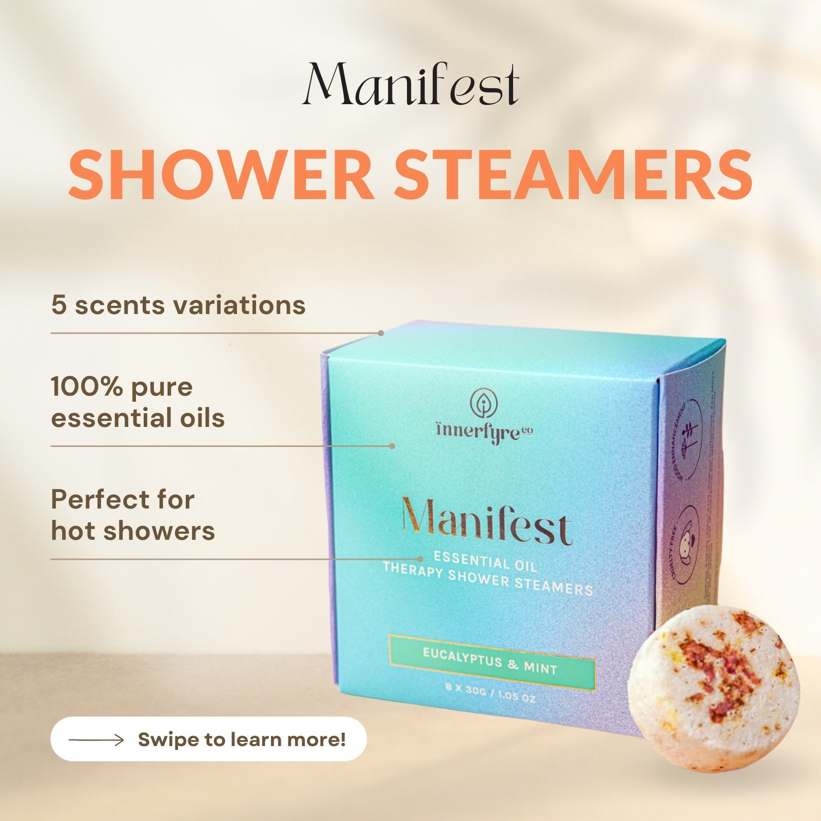 Manifest Shower Steamer