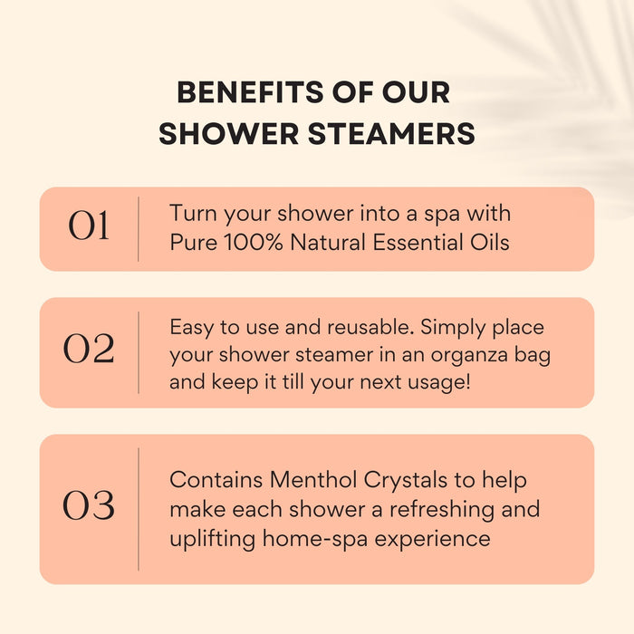 Benefits of Shower Steamers