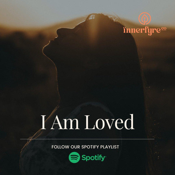 Spotify playlist for I Am Loved scented candle