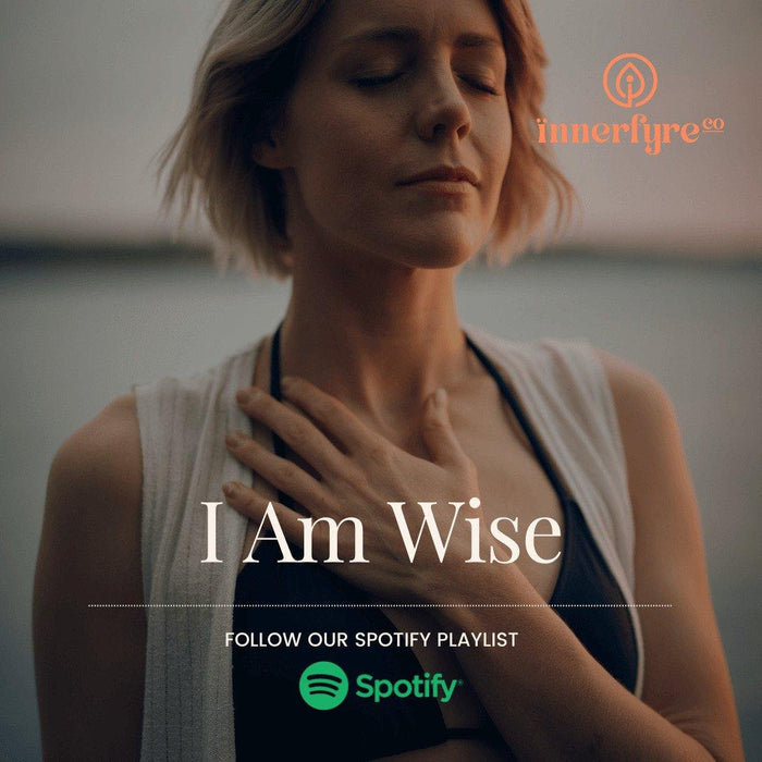 Spotify playlist for I Am Wise scented candle