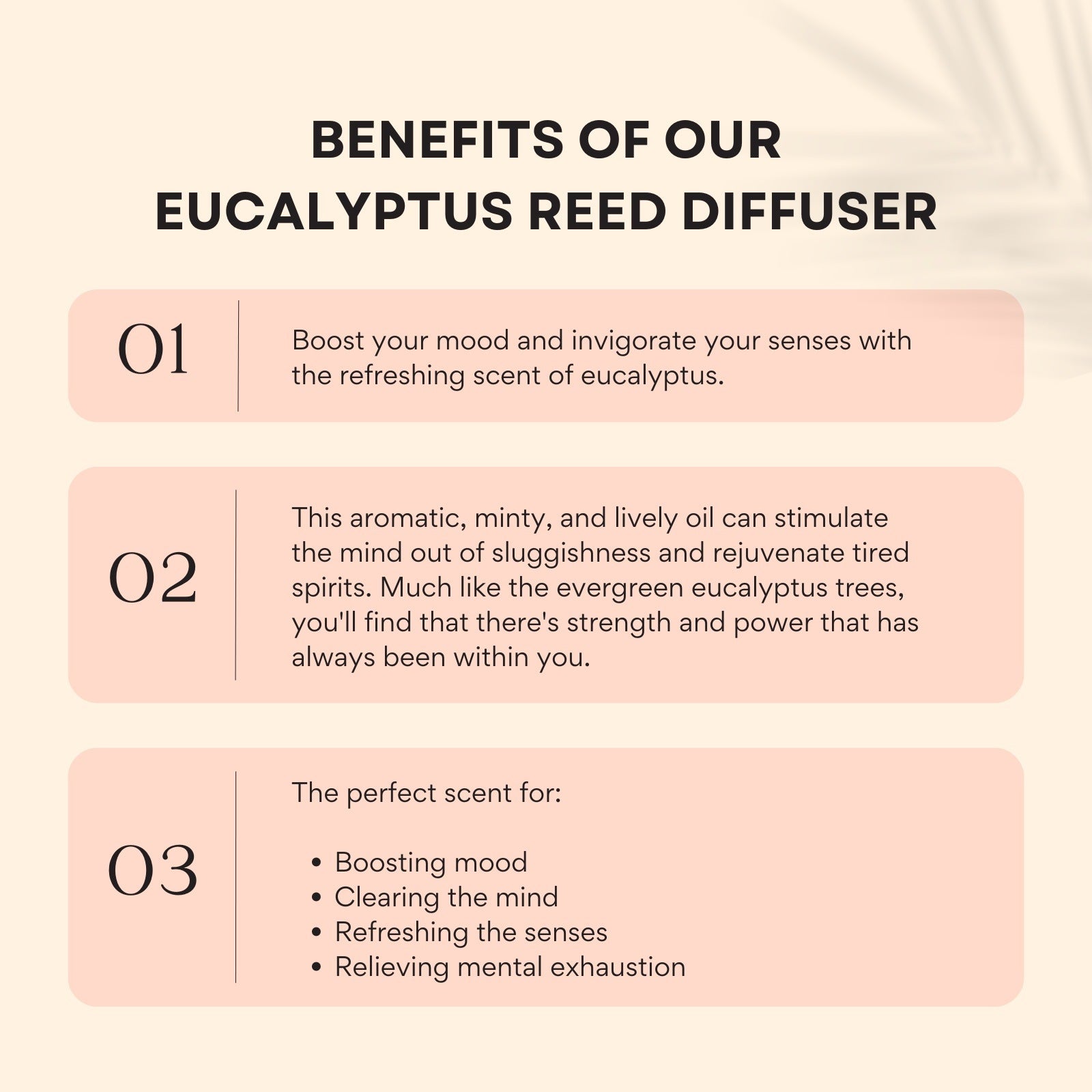 Energize - Eucalyptus Reed Diffuser