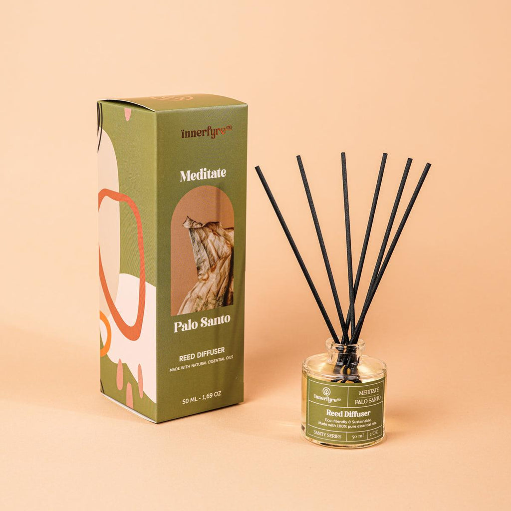 Inner Cap Reed Diffuser Side View Best Essential Oil Reed Diffuser in Singapore | Innerfyre Co