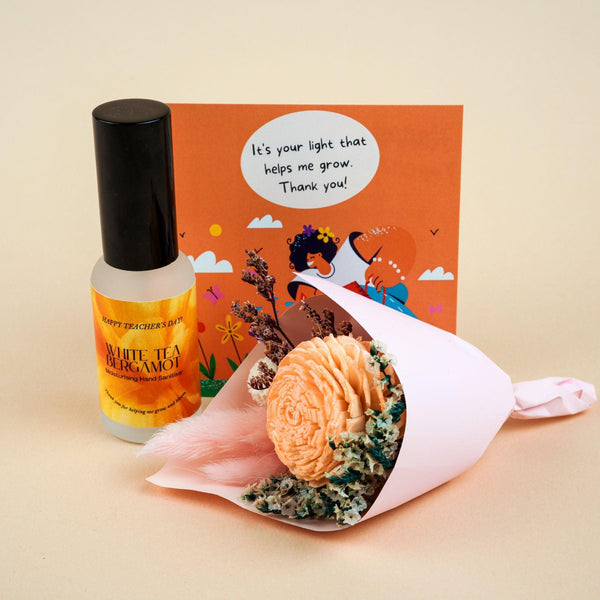 Teacher’s Day Gift - Mini Bouquet Sanitiser Bundle
