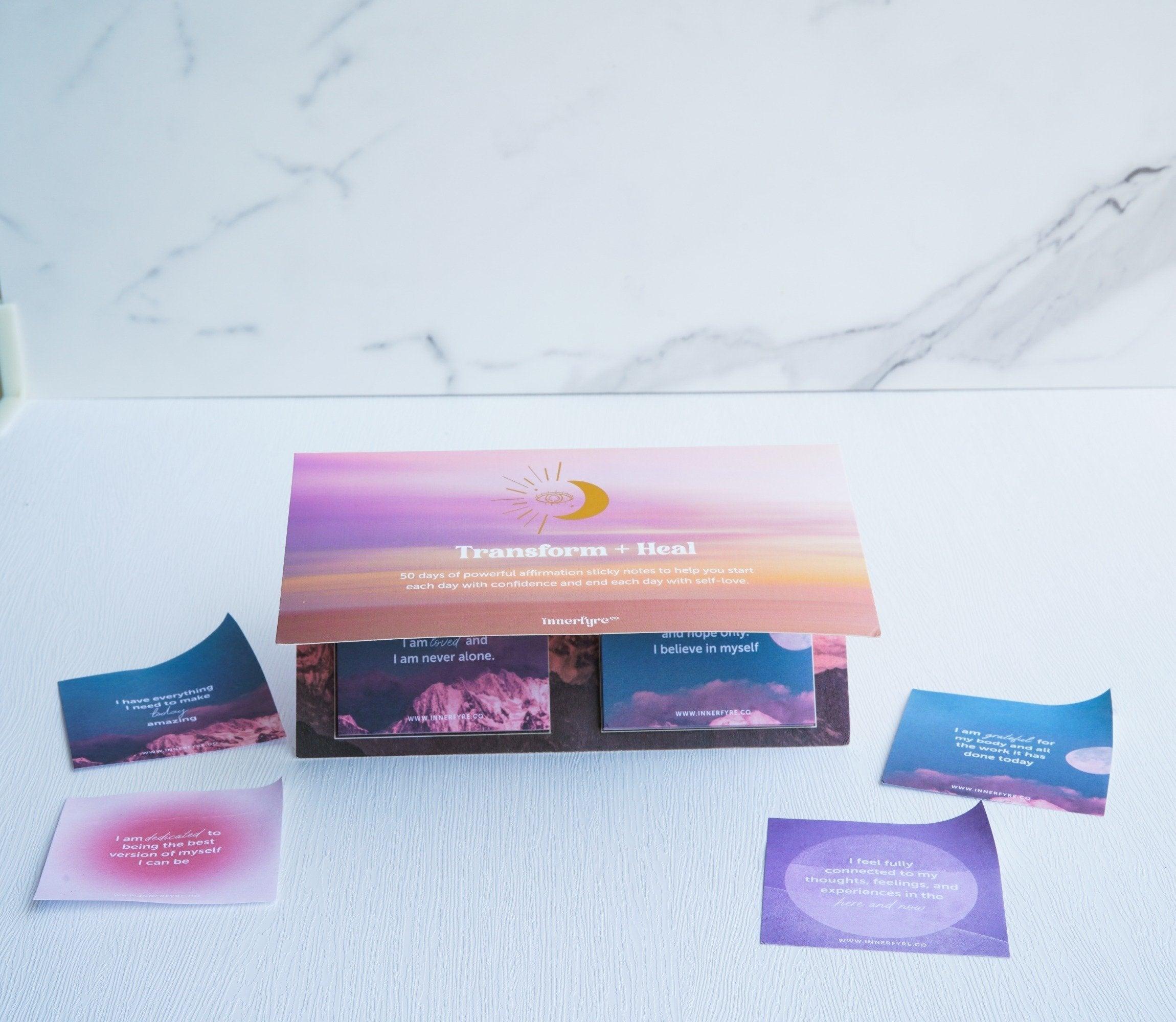 Transform + Heal Sticky Note Set - Innerfyre Co