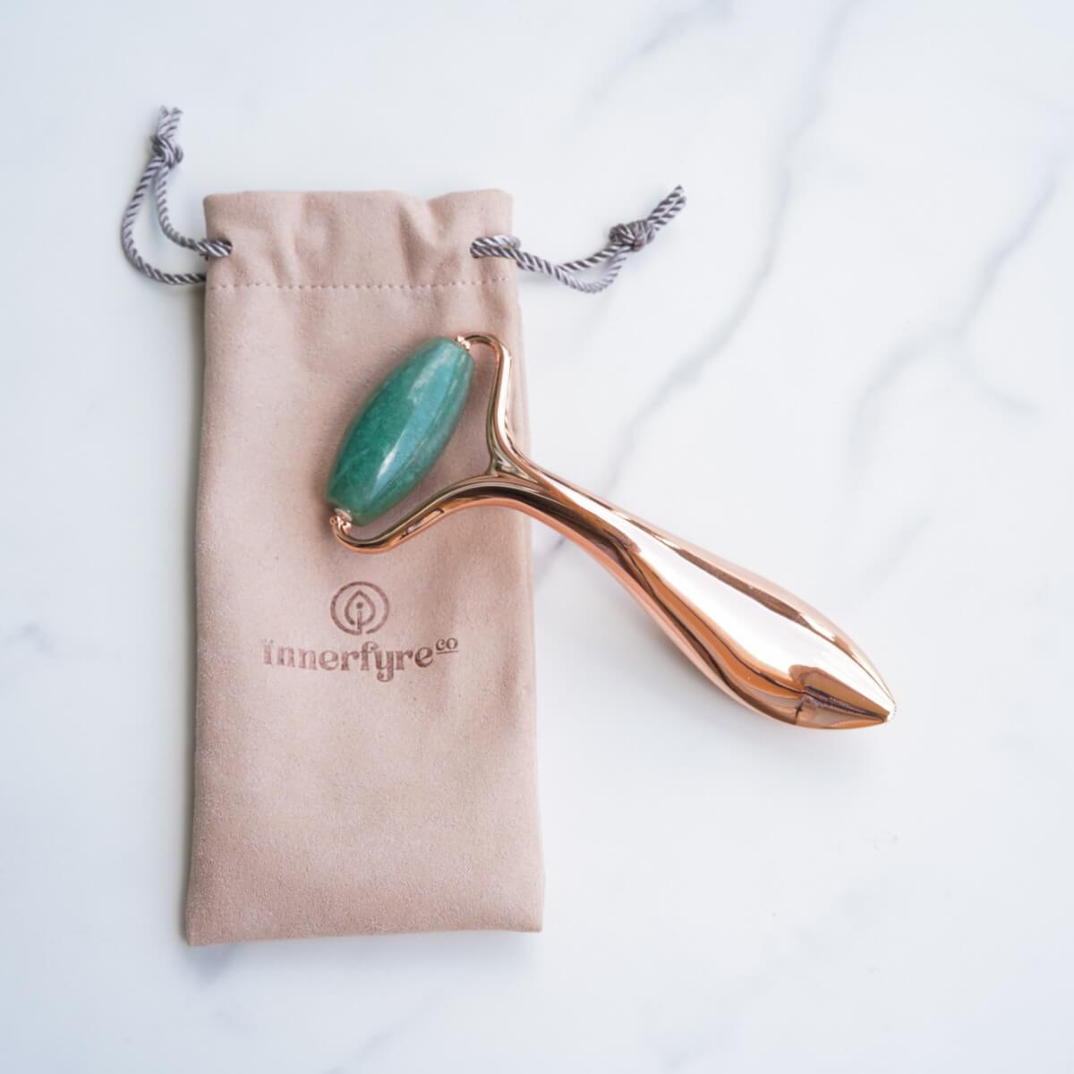 Green Aventurine Facial Roller - Innerfyre Co