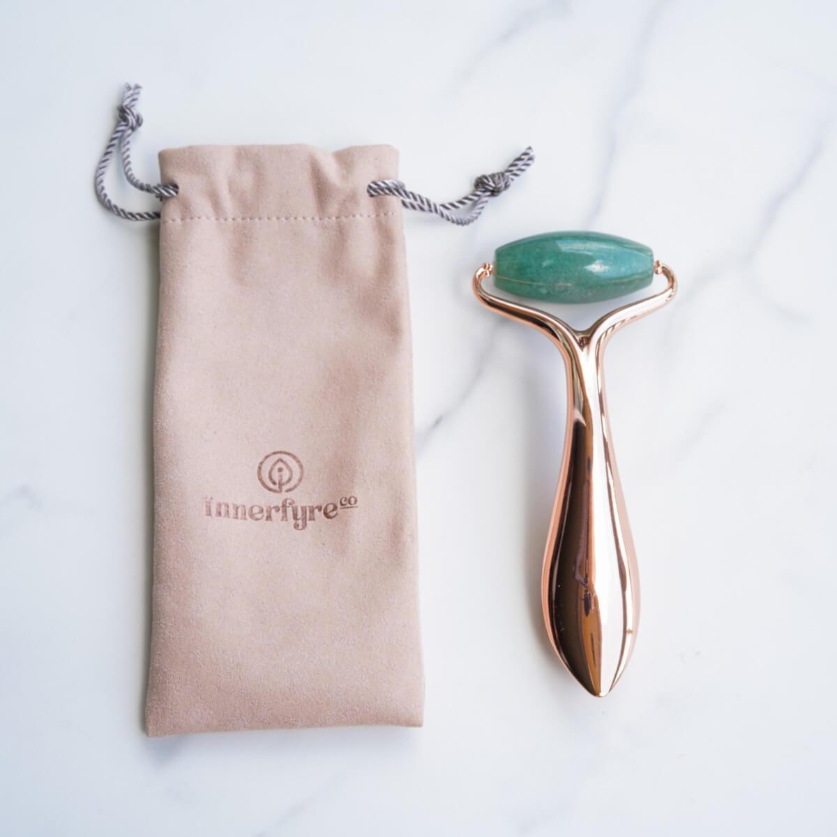 Green Aventurine Facial Roller - Innerfyre Co