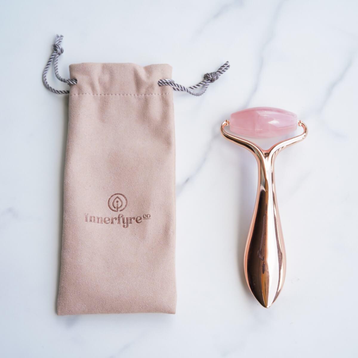 Rose Quartz Facial Roller - Innerfyre Co